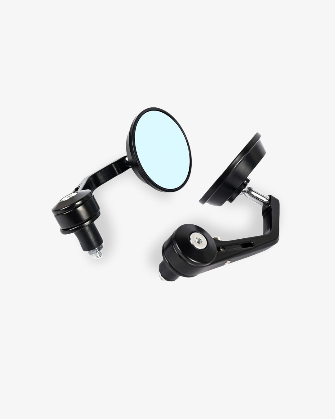 Atlas Anti-glare 7/8" CNC Round Bar End Mirror Set