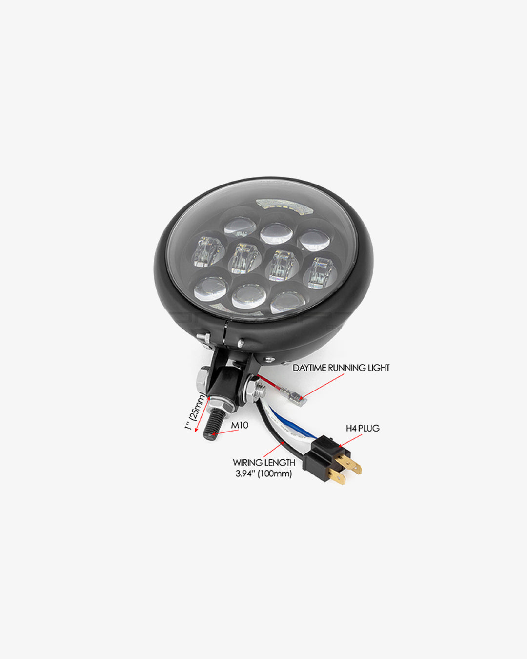 Bates Style 6″ Cree LED Headlight