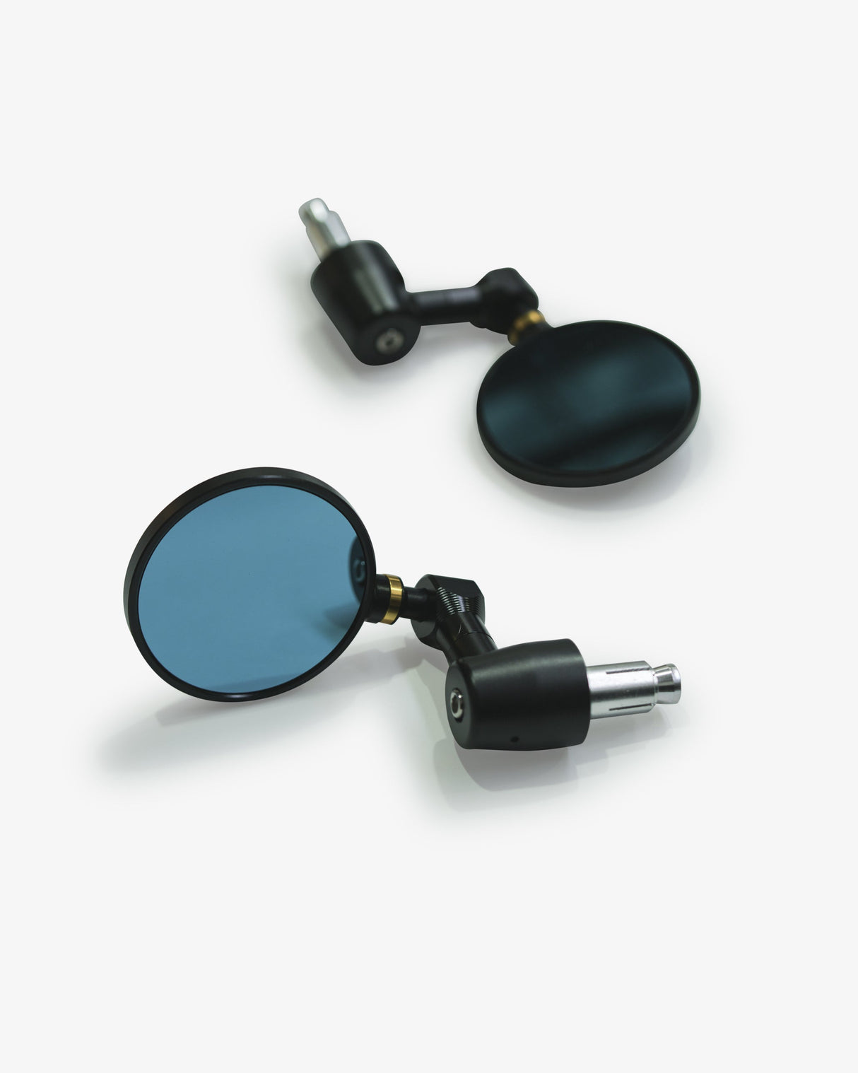 Echo Anti-Glare 75mm Round Bar End Mirror Set 7/8"