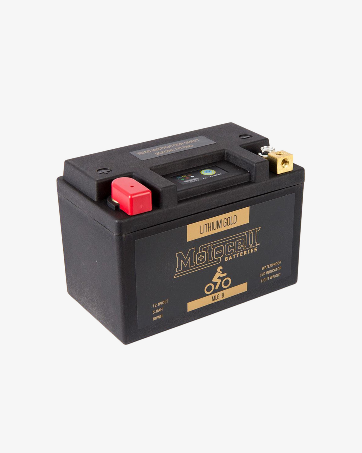 Motocell 60WH Lithium Gold Battery