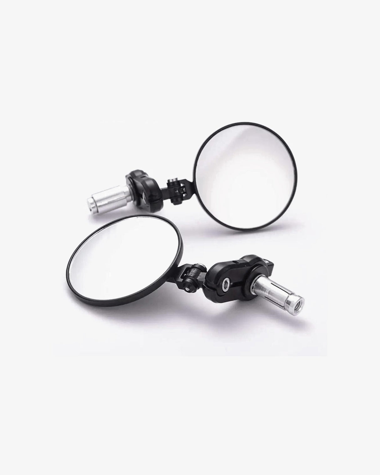 Quantum Folding Round 7/8" Bar End Mirror Set